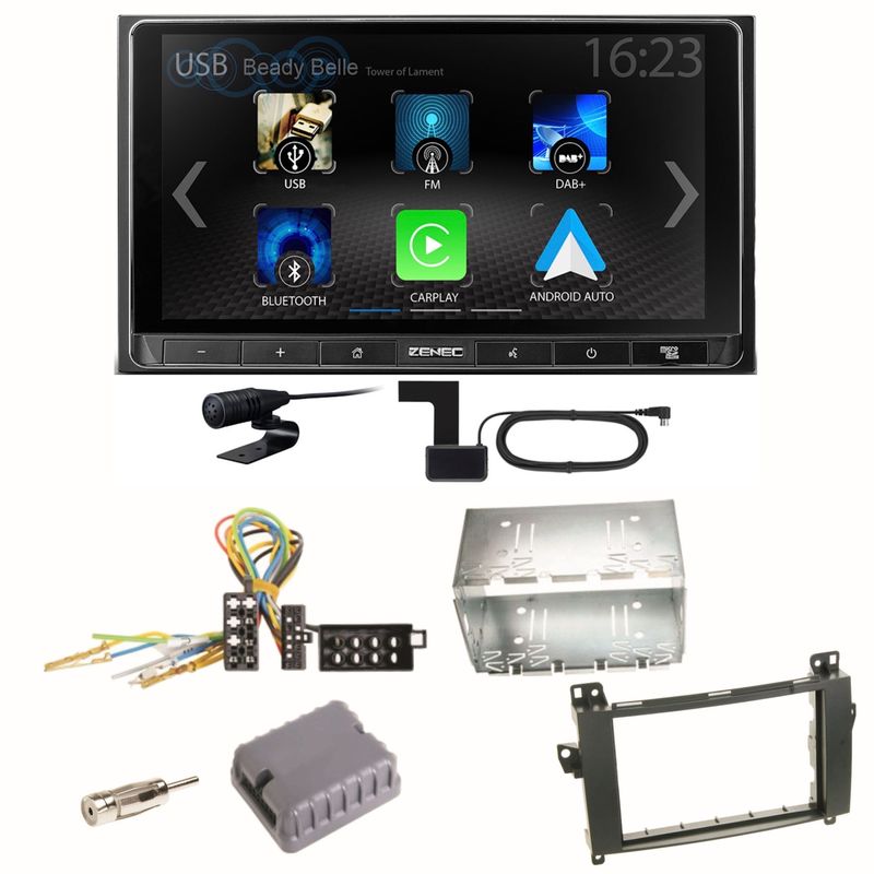 ZENEC Z-N538 Android Auto CarPlay DAB+ Einbauset für Mercedes Vito Viano W639