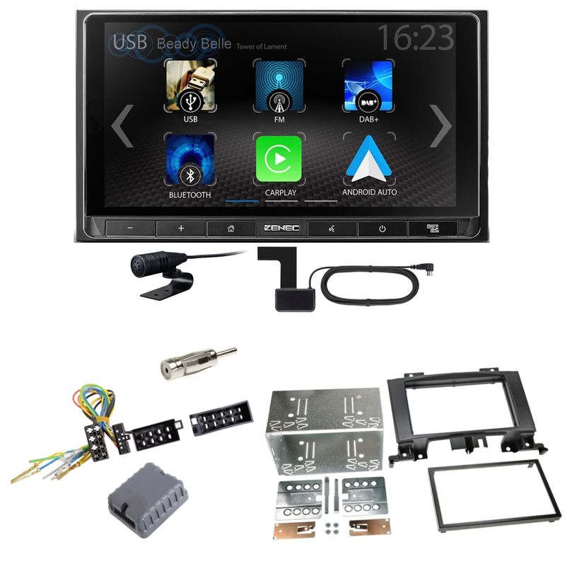 ZENEC Z-N538 Android Auto DAB+ Einbauset für Mercedes Sprinter W906 Crafter