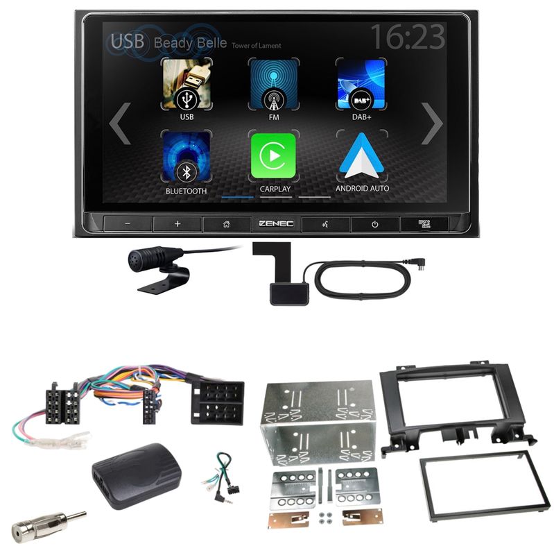 ZENEC Z-N538 Android Auto DAB+ Einbauset für Mercedes Sprinter W906 Crafter