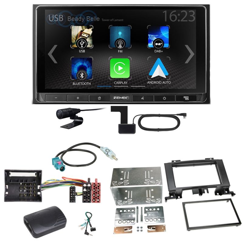 ZENEC Z-N538 Android Auto DAB+ Einbauset für Mercedes Sprinter W906 Crafter