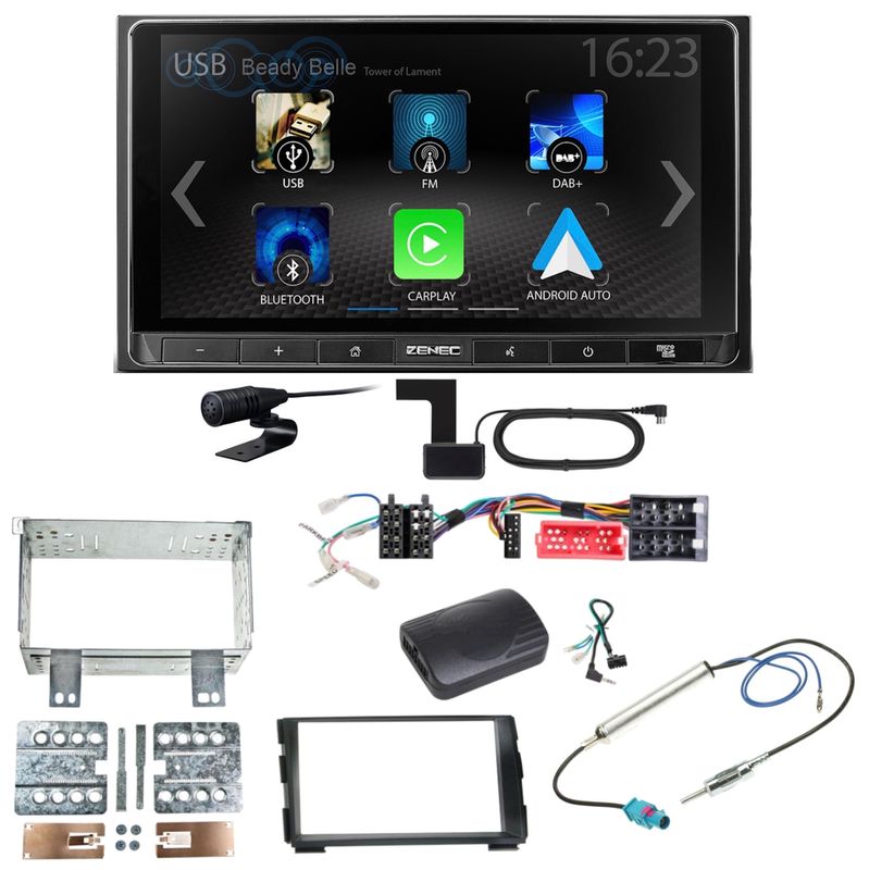 ZENEC Z-N538 Android Auto CarPlay Digitalradio Einbauset für Kia Cee'd ED