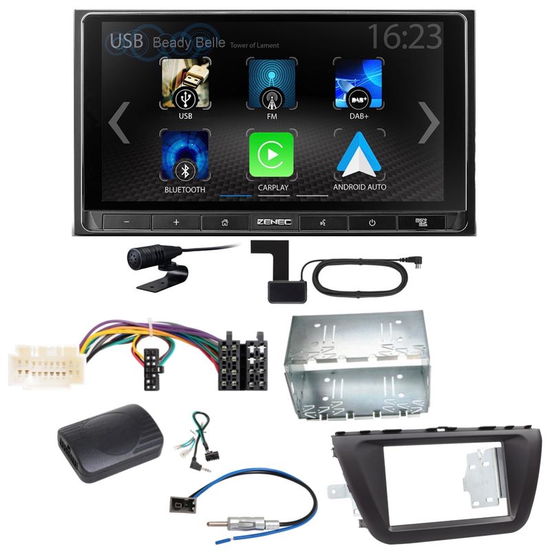ZENEC Z-N538 Android Auto CarPlay DAB+ Einbauset für Suzuki SX4 S-Cross ZENEC Z-N538 Android Auto CarPlay DAB+ Einbauset für Suzuki SX4 S-Cross
