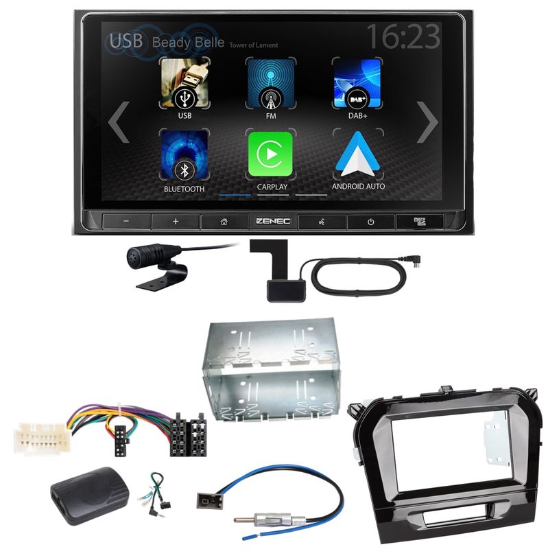 ZENEC Z-N538 Android Auto CarPlay DAB+ Einbauset für Suzuki Vitara LY ZENEC Z-N538 Android Auto CarPlay DAB+ Einbauset für Suzuki Vitara LY