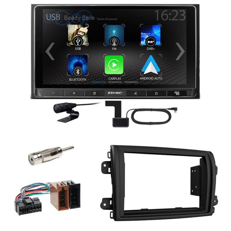 ZENEC Z-N538 Android Auto CarPlay Einbauset für Fiat Ducato ab 2022 ZENEC Z-N538 Android Auto CarPlay Einbauset für Fiat Ducato ab 2022