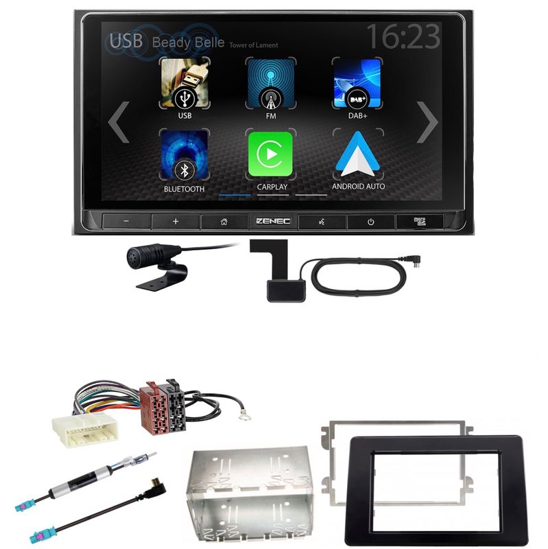 ZENEC Z-N538 Android Auto CarPlay DAB+ Einbauset für Renault Master 3 ab 2019