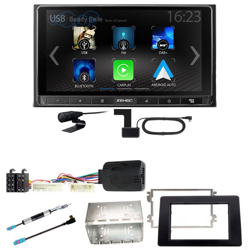 ZENEC Z-N538 Android Auto CarPlay DAB+ Einbauset für Nissan NV400 ab 2019