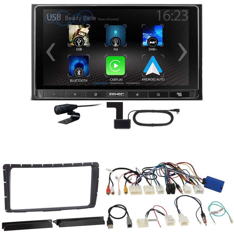 ZENEC Z-N538 Android Auto CarPlay DAB+ Einbauset für Toyota Hilux ab 2011 ZENEC Z-N538 Android Auto CarPlay DAB+ Einbauset für Toyota Hilux ab 2011