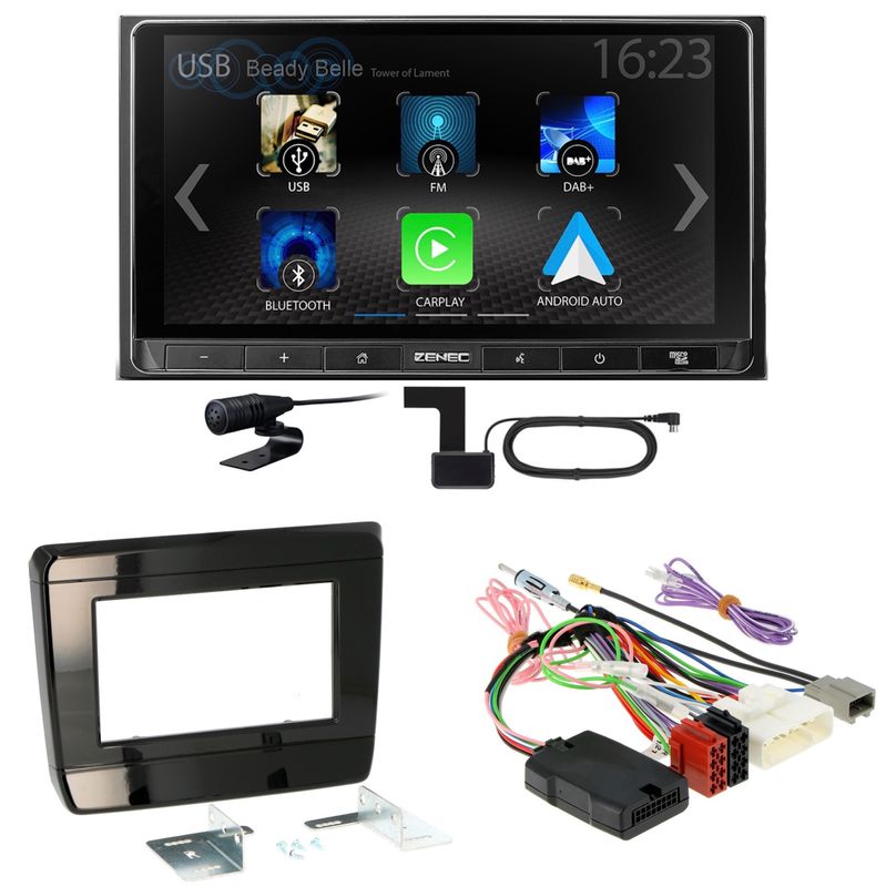 ZENEC Z-N538 Android Auto CarPlay DAB+ Einbauset für Isuzu D-Max 3 ab 2020