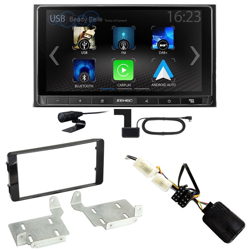 ZENEC Z-N538 Android Auto CarPlay DAB+ Einbauset für Mitsubishi ASX ab 2015