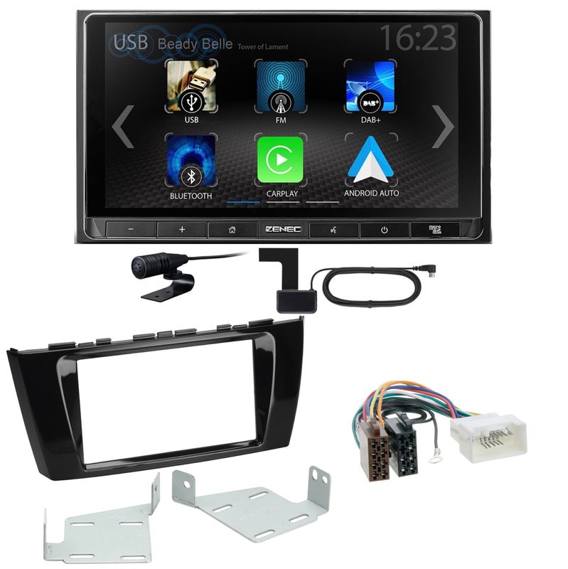 ZENEC Z-N538 Android Auto CarPlay DAB+ Einbauset für Mitsubishi Space Star