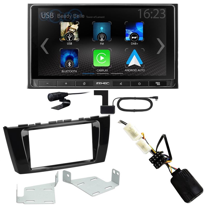 ZENEC Z-N538 Android Auto CarPlay DAB+ Einbauset für Mitsubishi Space Star