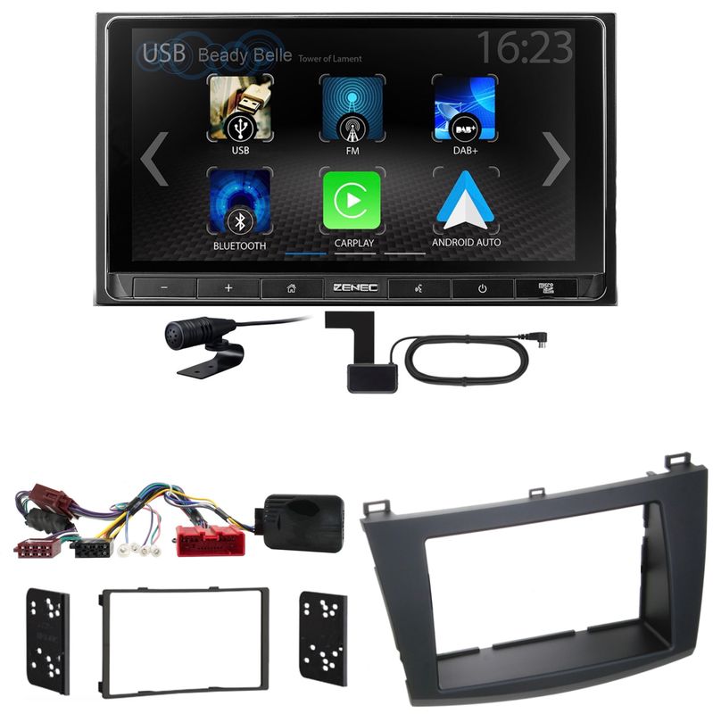 ZENEC Z-N538 Android Auto CarPlay Digitalradio DAB+ Einbauset für Mazda 3 BL ZENEC Z-N538 Android Auto CarPlay Digitalradio DAB+ Einbauset für Mazda 3 BL