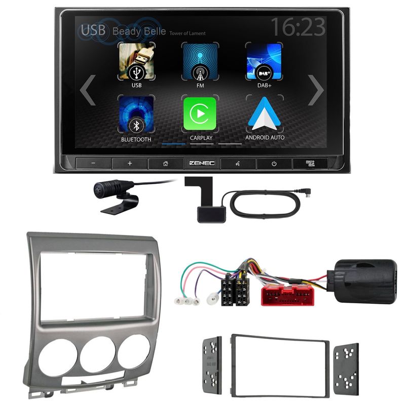 ZENEC Z-N538 Android Auto CarPlay Digitalradio DAB+ Einbauset für Mazda 5 CR ZENEC Z-N538 Android Auto CarPlay Digitalradio DAB+ Einbauset für Mazda 5 CR