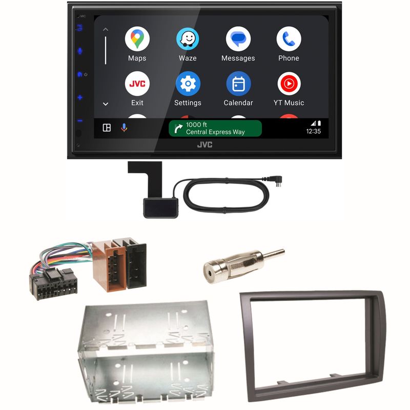 JVC KW-M695DBW Android Auto CarPlay Einbauset für Fiat Ducato Boxer Jumper JVC KW-M695DBW Android Auto CarPlay Einbauset für Fiat Ducato Boxer Jumper