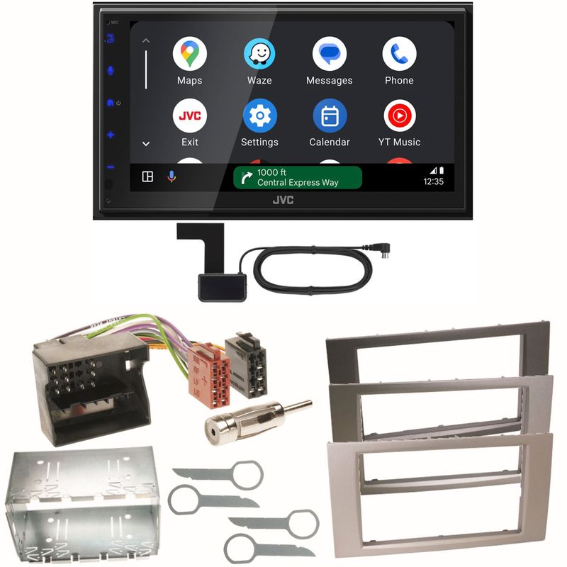 JVC KW-M695DBW Android Auto DAB+ Einbauset für Ford Focus Fusion Galaxy S-Max JVC KW-M695DBW Android Auto DAB+ Einbauset für Ford Focus Fusion Galaxy S-Max