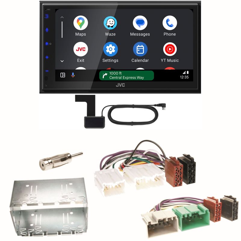 JVC KW-M695DBW Android Auto CarPlay DAB+ Einbauset für Volvo S40 V40 850 JVC KW-M695DBW Android Auto CarPlay DAB+ Einbauset für Volvo S40 V40 850
