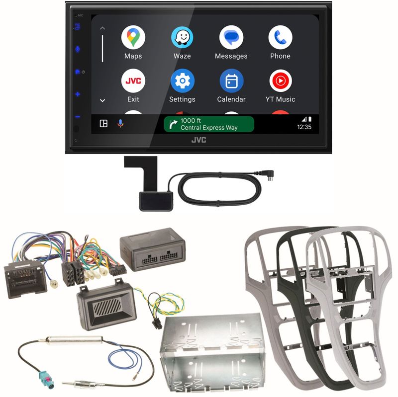 JVC KW-M695DBW Android Auto CarPlay Digitalradio Einbauset für Opel Astra J JVC KW-M695DBW Android Auto CarPlay Digitalradio Einbauset für Opel Astra J