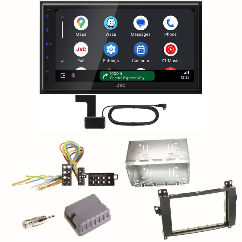 JVC KW-M695DBW Android Auto CarPlay Einbauset für Mercedes Vito Viano W639 JVC KW-M695DBW Android Auto CarPlay Einbauset für Mercedes Vito Viano W639