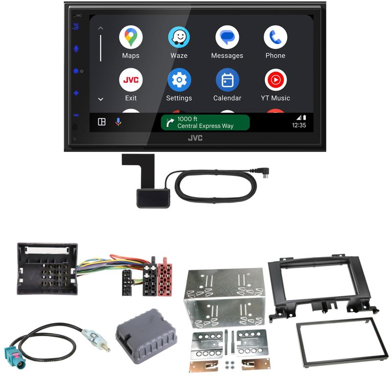 JVC KW-M695DBW Android Auto DAB+ Einbauset für Mercedes Sprinter W906 Crafter JVC KW-M695DBW Android Auto DAB+ Einbauset für Mercedes Sprinter W906 Crafter