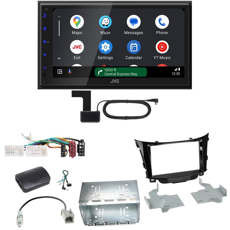 JVC KW-M695DBW Android Auto CarPlay DAB+ Einbauset für Hyundai i30 GD GDH JVC KW-M695DBW Android Auto CarPlay DAB+ Einbauset für Hyundai i30 GD GDH