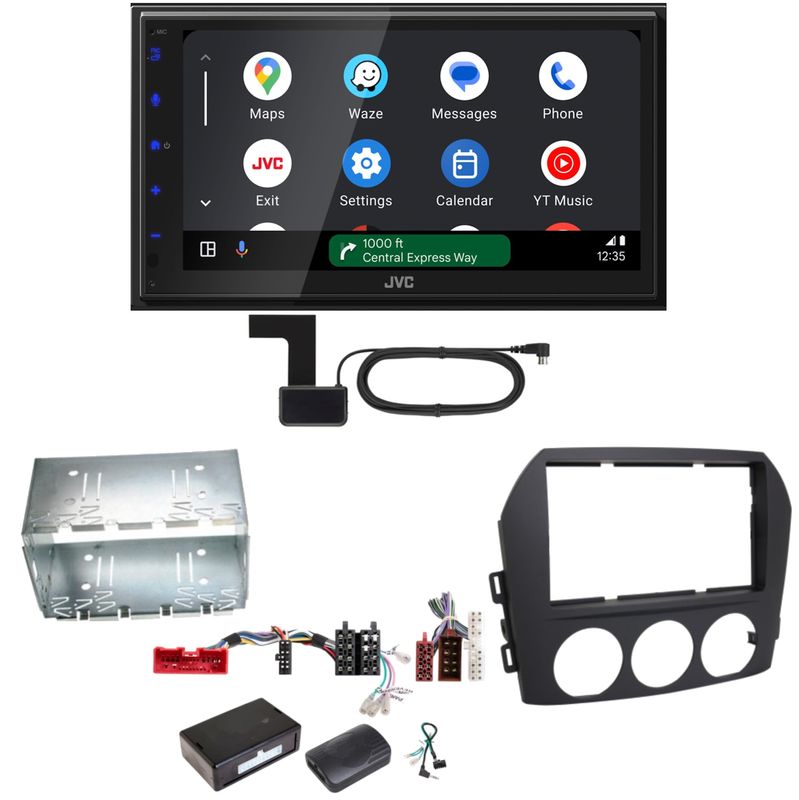 JVC KW-M695DBW Android Auto CarPlay Digitalradio Einbauset für Mazda MX-5 NC JVC KW-M695DBW Android Auto CarPlay Digitalradio Einbauset für Mazda MX-5 NC