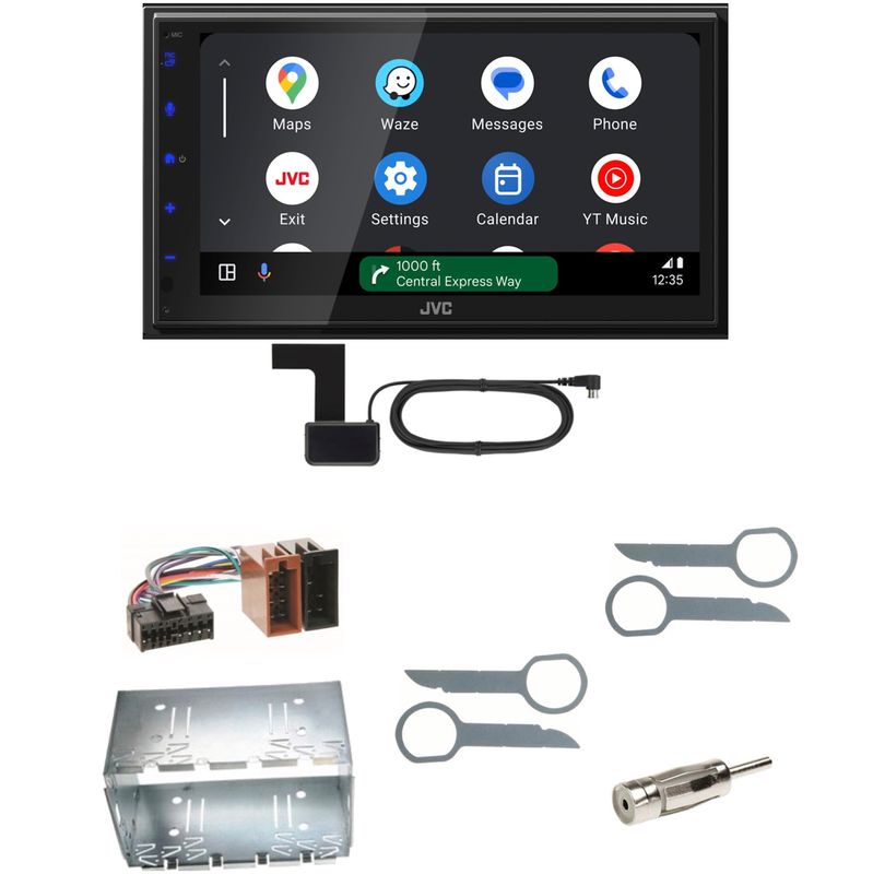 JVC KW-M695DBW Android Auto CarPlay Digitalradio Einbauset für Mercedes ML W163 JVC KW-M695DBW Android Auto CarPlay Digitalradio Einbauset für Mercedes ML W163