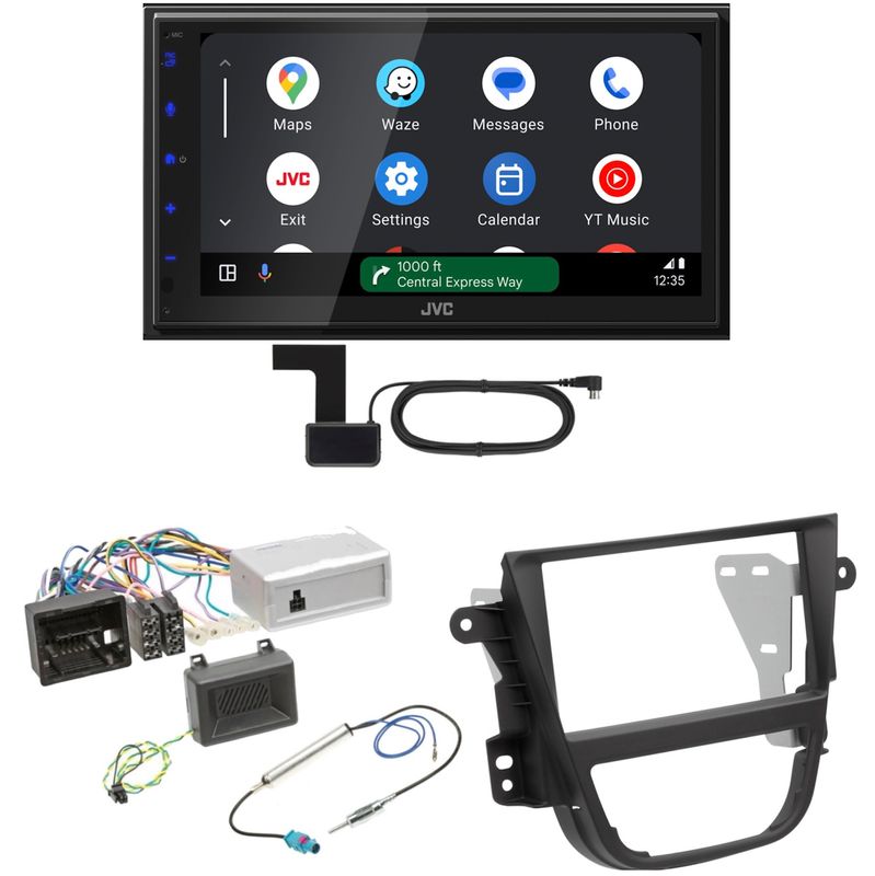 JVC KW-M695DBW Android Auto CarPlay Digitalradio Einbauset für Opel Mokka A JVC KW-M695DBW Android Auto CarPlay Digitalradio Einbauset für Opel Mokka A