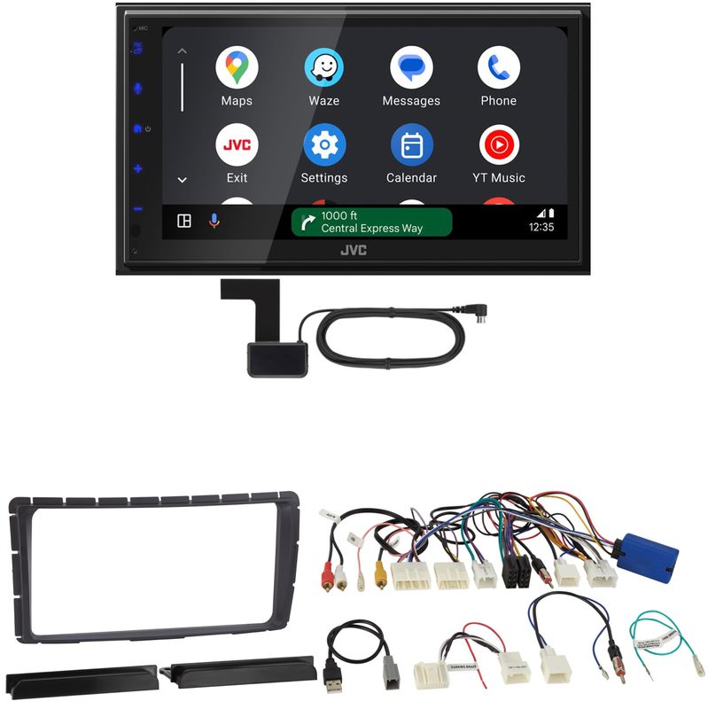 JVC KW-M695DBW Android Auto CarPlay DAB+ Einbauset für Toyota Hilux ab 2011 JVC KW-M695DBW Android Auto CarPlay DAB+ Einbauset für Toyota Hilux ab 2011