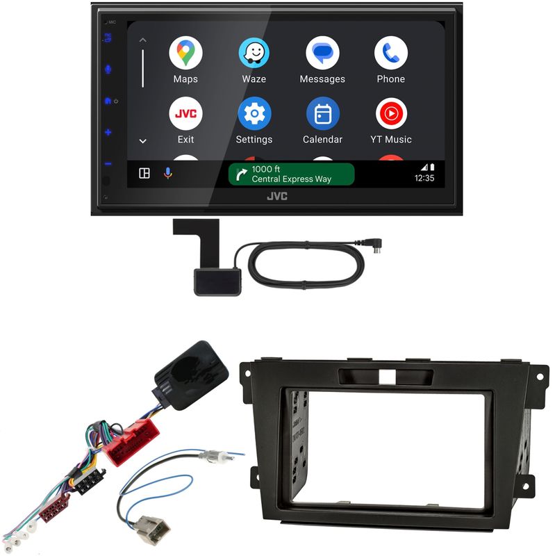 JVC KW-M695DBW Android Auto CarPlay Digitalradio DAB+ Einbauset für Mazda CX-7 JVC KW-M695DBW Android Auto CarPlay Digitalradio DAB+ Einbauset für Mazda CX-7