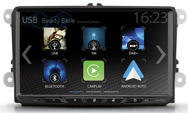 ZENEC Z-E2065 Infotainer mit wireless Apple CarPlay und wireless Android Auto