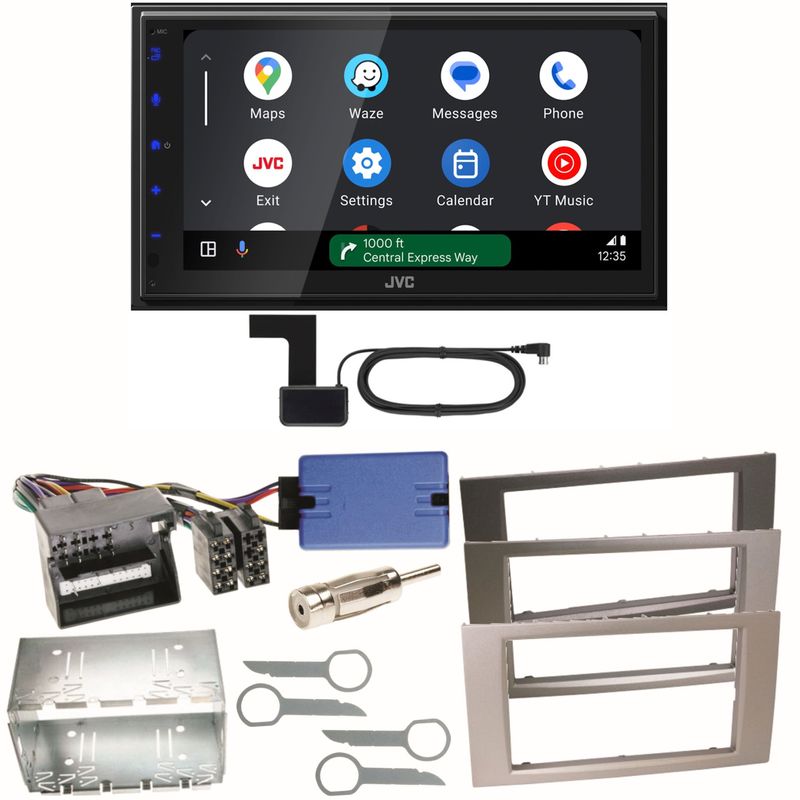 JVC KW-M595DBT Android Auto DAB+ Einbauset für Ford Focus C-Max Fiesta Transit JVC KW-M595DBT Android Auto DAB+ Einbauset für Ford Focus C-Max Fiesta Transit