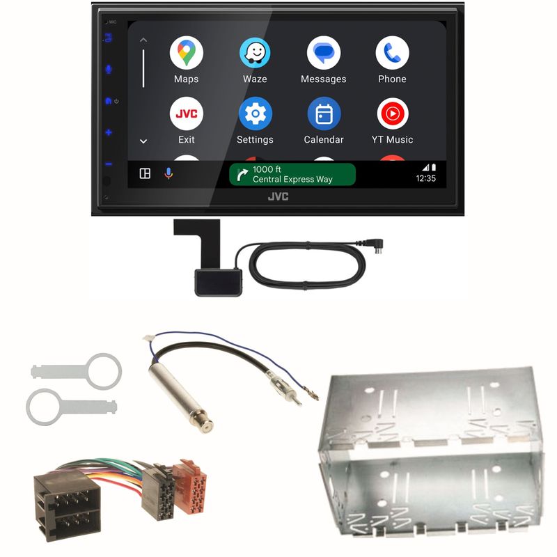 JVC KW-M595DBT Android Auto CarPlay Einbauset für Polo 6N2 9N Bora Ibiza 6L