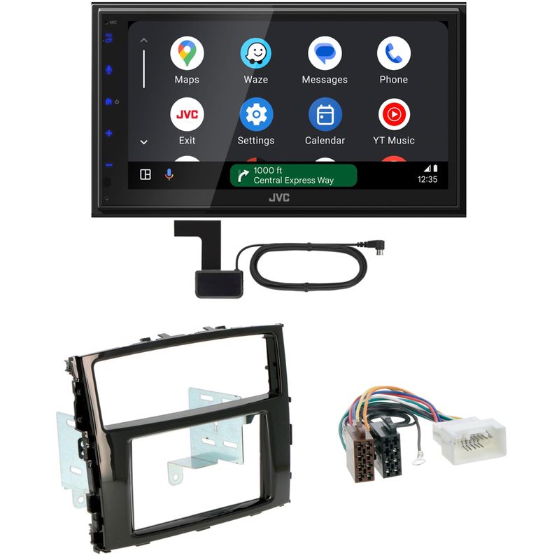 JVC KW-M595DBT Android Auto CarPlay Einbauset für Mitsubishi Pajero ab 2015 JVC KW-M595DBT Android Auto CarPlay Einbauset für Mitsubishi Pajero ab 2015