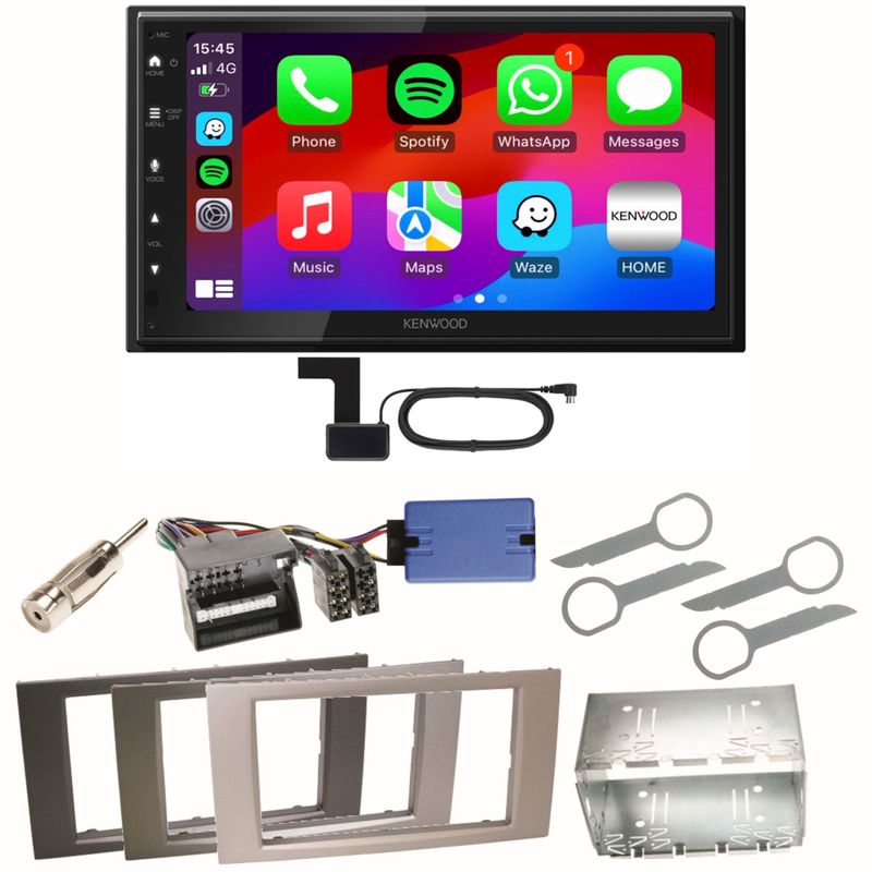 Kenwood DMX6523DABS Android Auto Einbauset für Ford Kuga Fusion Galaxy S-Max Kenwood DMX6523DABS Android Auto Einbauset für Ford Kuga Fusion Galaxy S-Max