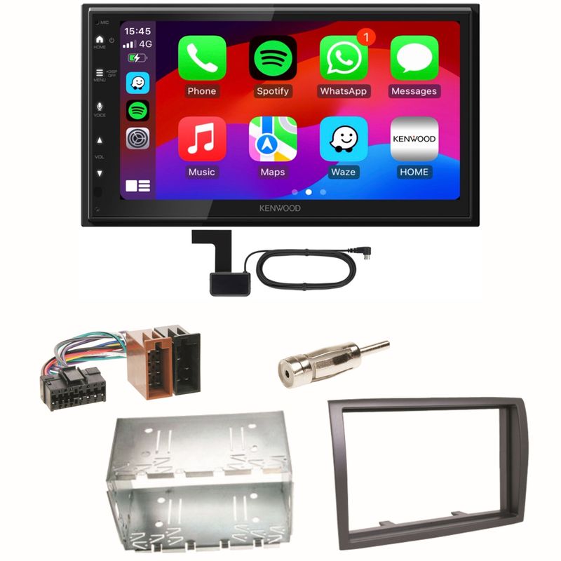 Kenwood DMX6523DABS Android Auto CarPlay Einbauset für Fiat Ducato Boxer Jumper Kenwood DMX6523DABS Android Auto CarPlay Einbauset für Fiat Ducato Boxer Jumper