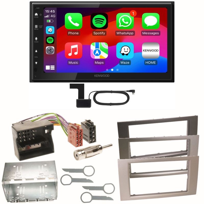 Kenwood DMX6523DABS Android Auto Einbauset für Ford Focus Fusion Galaxy S-Max Kenwood DMX6523DABS Android Auto Einbauset für Ford Focus Fusion Galaxy S-Max