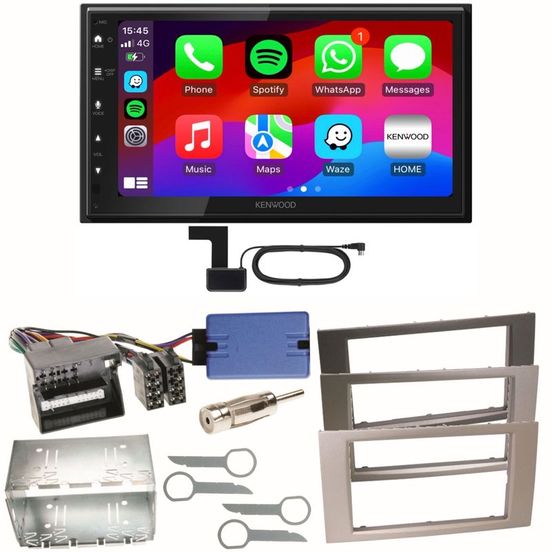 Kenwood DMX6523DABS Android Auto Einbauset für Ford Focus C-Max Fiesta Transit Kenwood DMX6523DABS Android Auto Einbauset für Ford Focus C-Max Fiesta Transit