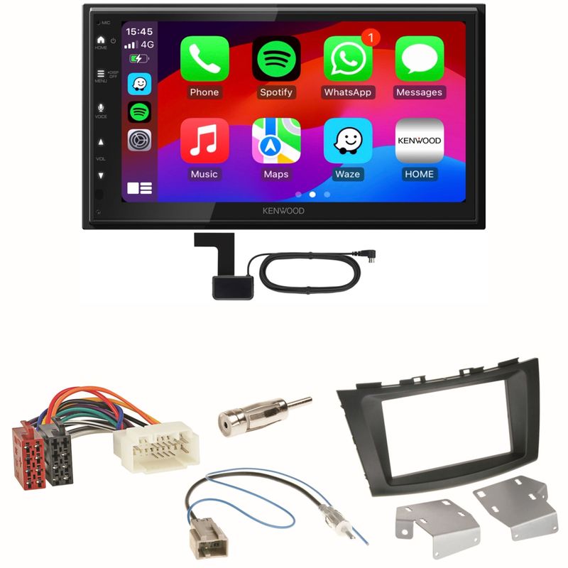 Kenwood DMX6523DABS Android Auto CarPlay Einbauset für Suzuki Swift Sport FZ NZ