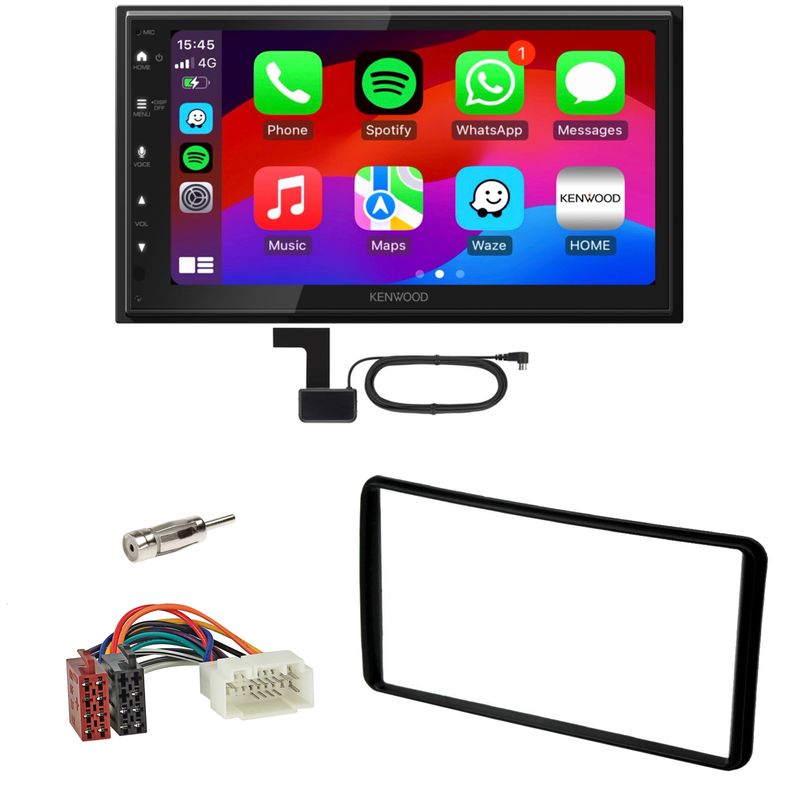 Kenwood DMX6523DABS Android Auto CarPlay Bluetooth Einbauset für Suzuki Jimny FJ