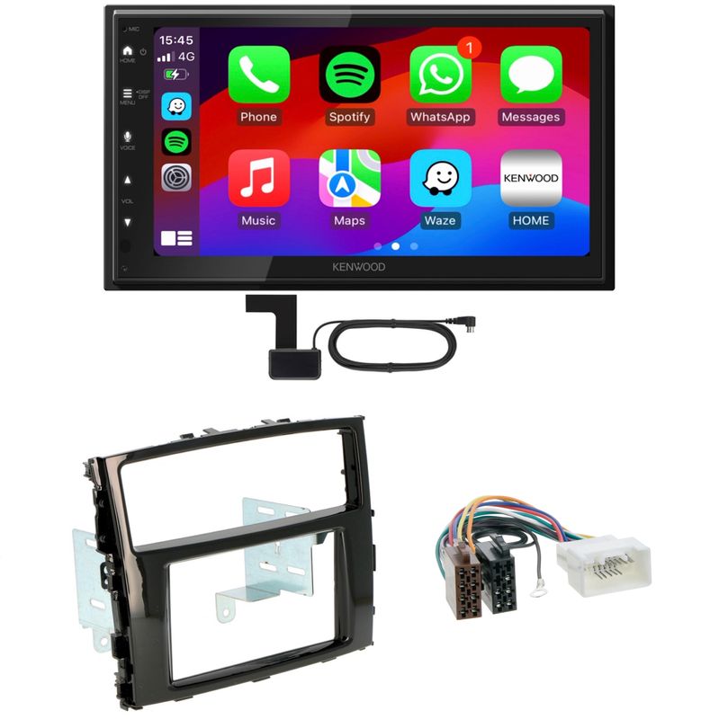 Kenwood DMX6523DABS Android Auto CarPlay Einbauset für Mitsubishi Pajero ab 2015 Kenwood DMX6523DABS Android Auto CarPlay Einbauset für Mitsubishi Pajero ab 2015