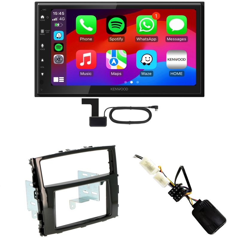 Kenwood DMX6523DABS Android Auto CarPlay Einbauset für Mitsubishi Pajero ab 2015 Kenwood DMX6523DABS Android Auto CarPlay Einbauset für Mitsubishi Pajero ab 2015