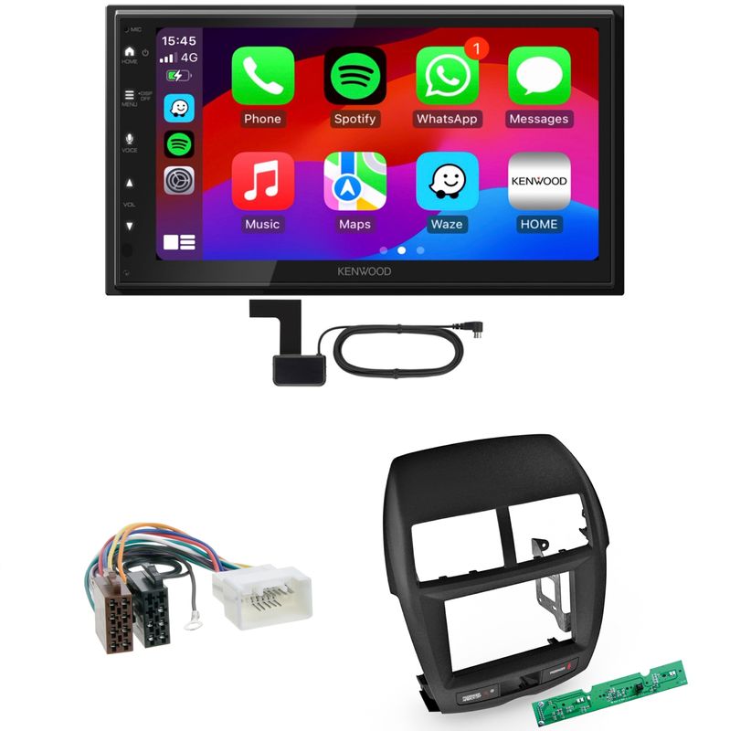 Kenwood DMX6523DABS Android Auto CarPlay Einbauset für Mitsubishi ASX bis 2014 Kenwood DMX6523DABS Android Auto CarPlay Einbauset für Mitsubishi ASX bis 2014