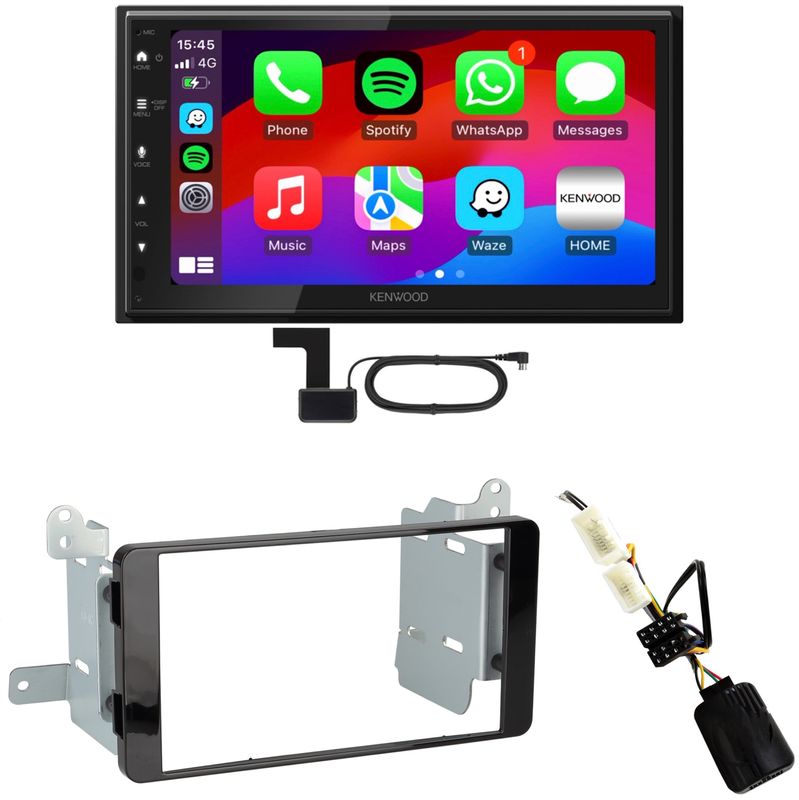 Kenwood DMX6523DABS Android Auto CarPlay Einbauset für Mitsubishi L200 ab 2016 Kenwood DMX6523DABS Android Auto CarPlay Einbauset für Mitsubishi L200 ab 2016