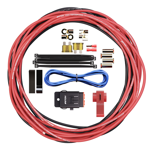 ETON PCC 6 6 qmm High Performance Verstärker Anschluss Kabelset Anschlusskit