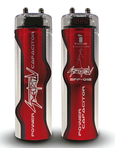SPECTRON SPF-01Z Power Cap 1 Farad mit Spannungsanzeige SPECTRON SPF-01Z Power Cap 1 Farad mit Spannungsanzeige