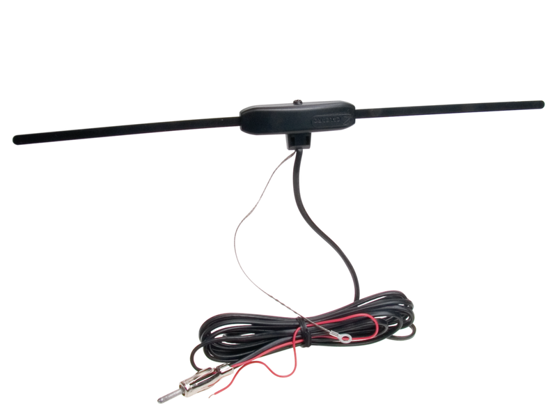 Glasklebeantenne AM/FM DIN (m) 12V Spannungsversorgung extern Glasklebeantenne AM/FM DIN (m) 12V Spannungsversorgung extern