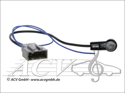 Nissan Navara Pathfinder Qashqai X-Trail Tiida Antennenadapter GT13->ISO