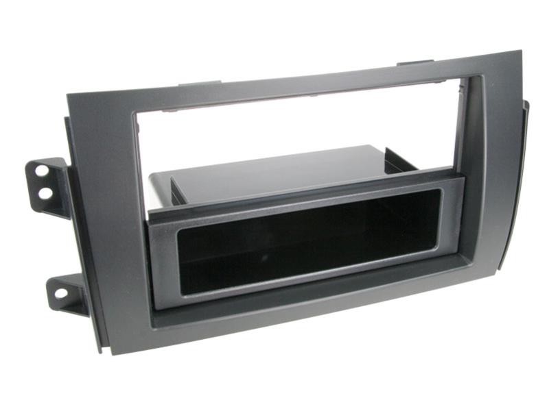 Radioblende 2-DIN Fiat Sedici Suzuki SX4 Einbaurahmen Radiohalterung Schwarz Radioblende 2-DIN Fiat Sedici Suzuki SX4 Einbaurahmen Radiohalterung Schwarz