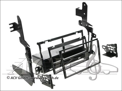 2-DIN Radioblende Nissan Maxima Einbaurahmen Radiohalterung Doppel-DIN Set