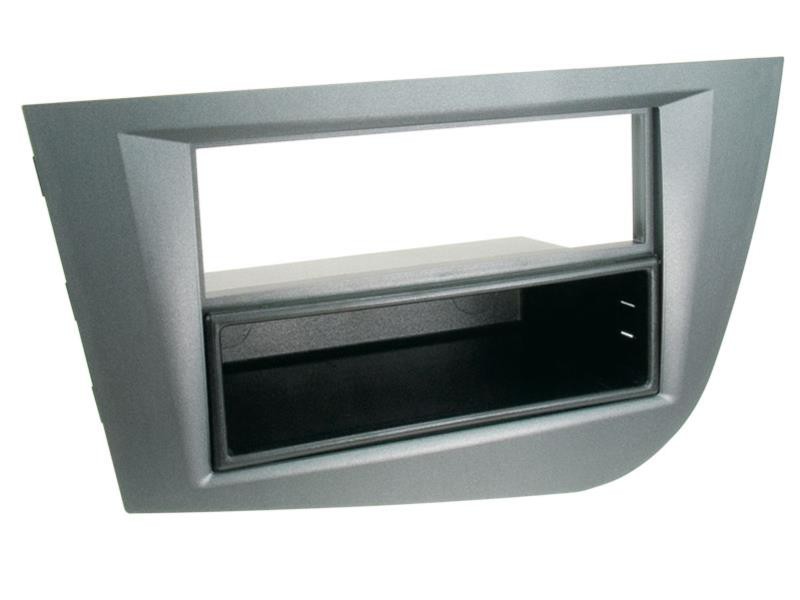 Radioblende Seat Leon 1P ab 2005 1-DIN Anthrazit Radiohalterung